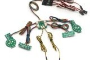 Panda Hobby PHBTRX607  Powerhobby Front Rear LED Lamp Group Light System Kit Traxxas TRX-4 Ford Bronco TRX4