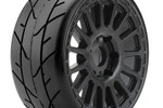Powerhobby PHBPHT2405-M   PHT2405-M  Powerhobby 1/8 GT Diablo Belted Pre-Mounted Tires 17mm Medium Compound