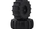 J Concepts JCO31543045  Animal Tires w/ Tremor Wheel Yellow Compound, Pre-Mounted