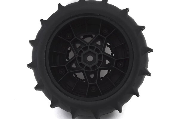 J Concepts JCO31543045  Animal Tires w/ Tremor Wheel Yellow Compound, Pre-Mounted