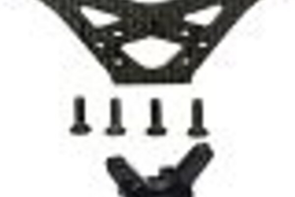 Powerhobby PHLOSI-008  PowerHobby Losi 1/16 Mini-B Buggy Rear Carbon Fiber Shock Tower Mount