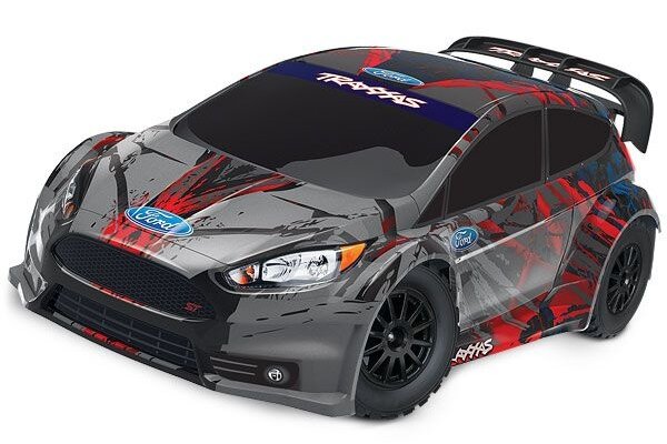 Traxxas 74054-4-R5 Ford® Fiesta® ST Rally:  1/10 Scale Electric Rally Racer with TQ™ 2.4GHz radio system