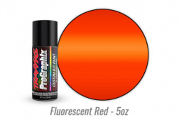 Traxxas 5067 Body paint, ProGraphix™, fluorescent red (5oz)