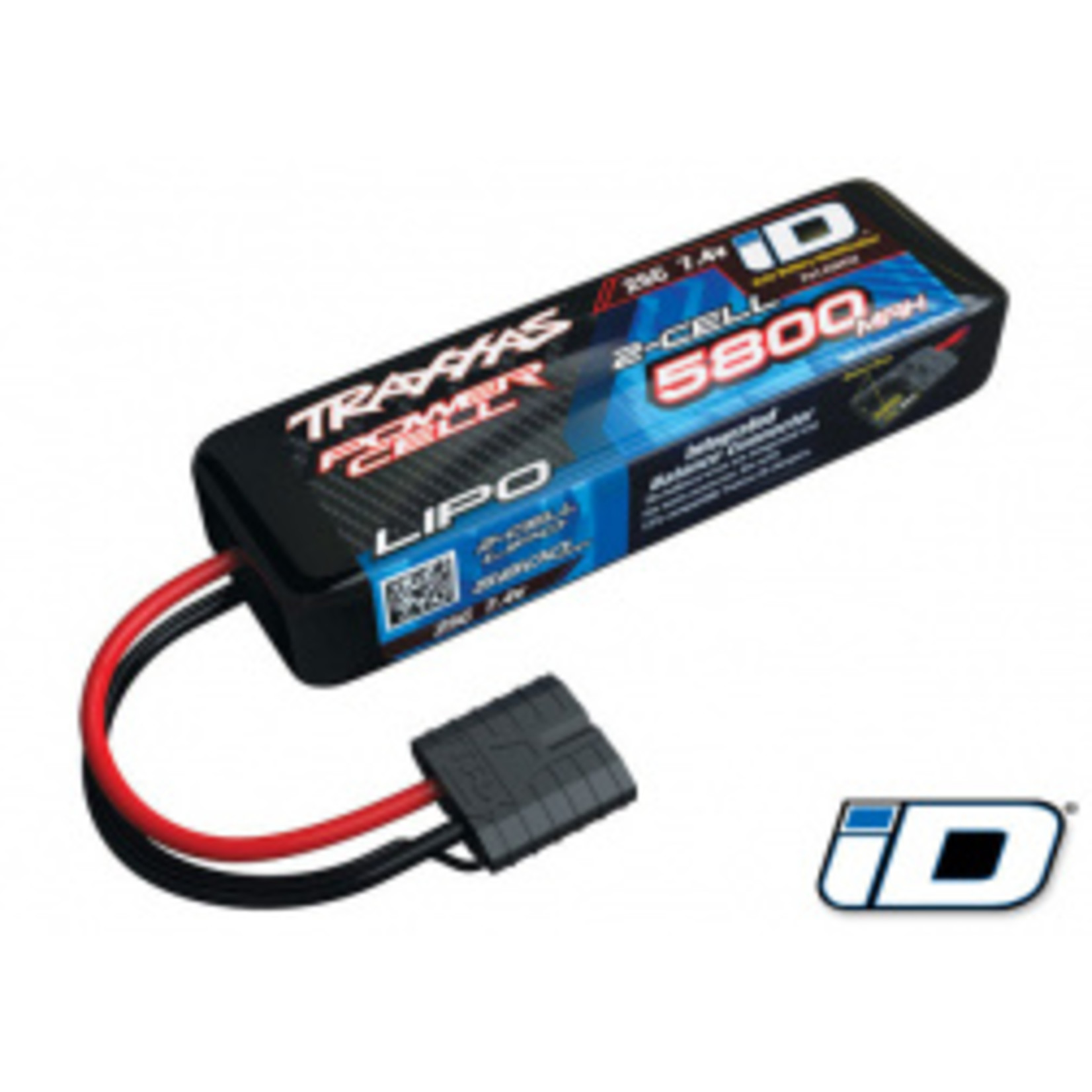 Traxxas 2843X 5800mAh 7.4v 2-Cell 25C LiPo iD® Battery