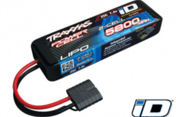 Traxxas 2843X 5800mAh 7.4v 2-Cell 25C LiPo iD® Battery