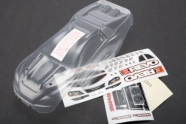 Traxxas 7111  BODY 1/16 E-REVO CLEAR