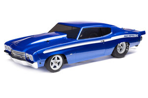 LOSI LOS01023T1 1/16 1970 Chevelle 2WD Mini No Prep Drag Car RTR, Blue