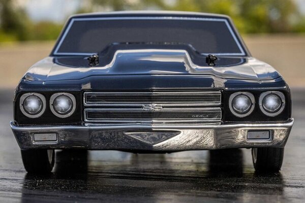 LOSI LOS01023T2  1/16 1970 Chevelle 2WD Mini No Prep Drag Car RTR, Black
