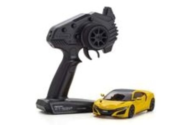 Kyosho KYO32322Y  Mini Z Honda NSX 130R Readyset MR-03 RWD, Yellow Pearl II