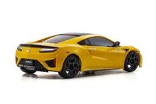 Kyosho KYO32322Y  Mini Z Honda NSX 130R Readyset MR-03 RWD, Yellow Pearl II