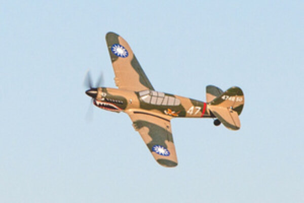 Rage R/C RGRA1305  Curtiss P-40 Warhawk Micro RTF Airplane w/PASS System