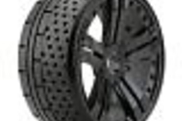 Powerhobby PHT2404-M  Powerhobby 1/8 GT Atomic Belted Pre-Mounted Tires 17mm Medium Compound