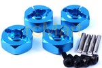 Yeah Racing YEA-WA-016BU  Yeah Racing Aluminum Clamping 12mm Hex (Blue) (4) (6mm)