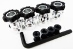 Hot Racing HRAWH17HT01  Wheel Hub Adapters, Aluminum,  Hot Racing 10mm Offset 17mm Hubs 12mm Hex Mount