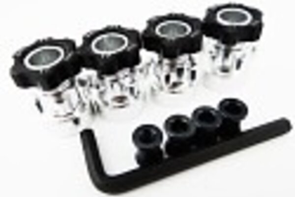Hot Racing HRAWH17HT01  Wheel Hub Adapters, Aluminum,  Hot Racing 10mm Offset 17mm Hubs 12mm Hex Mount