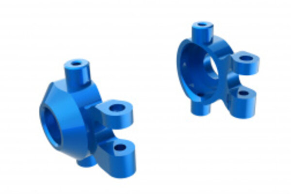 Traxxas 9737-BLUE Steering blocks, 6061-T6 aluminum