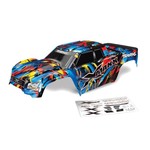 Traxxas 7711T Body, X-Maxx®, Rock n' Roll (painted, decals applied) (assembled with tailgate protector)