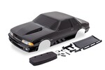 Traxxas 9421A Body, Ford Mustang, Fox Body, black (painted, decals applied)