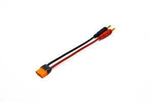 SPEKTRUM SPMXCA304  Adapter: IC3 Device / 4mm Male Bullets 6" 13 AWG