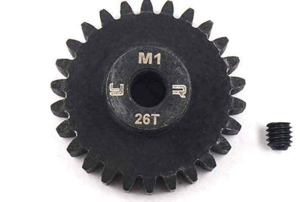 Yeah Racing YEA-MG-10016  Yeah Racing Hardened Steel Mod 1 Pinion Gear (5mm Bore) (26T)