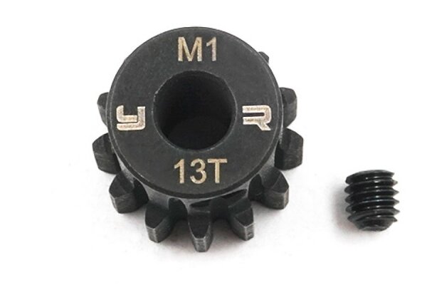 Yeah Racing YEA-MG-10003  Yeah Racing Hardened Steel Mod 1 Pinion Gear (5mm Bore) (13T)