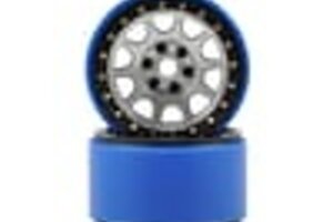 SSD RC SSD00154  SSD RC 2.2 D Hole PL Beadlock Wheels (Silver) (2) (Pro-Line Tires)