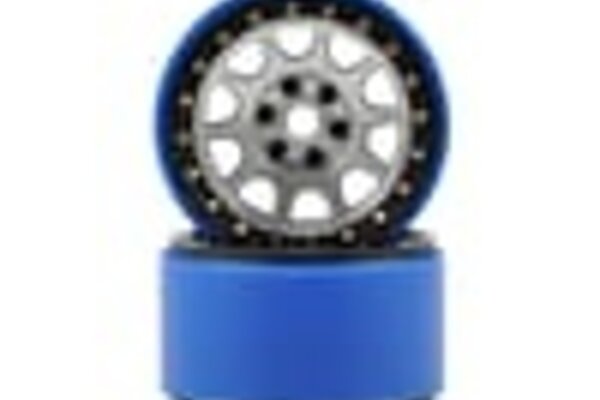 SSD RC SSD00154  SSD RC 2.2 D Hole PL Beadlock Wheels (Silver) (2) (Pro-Line Tires)