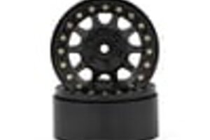 SSD RC SSD00003  SSD RC D Hole 1.9 Steel Beadlock Crawler Wheels (Black) (2)