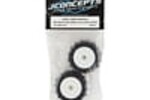 JCONCEPTS JCO4040-1221 JConcepts Mini-T 2.0 Animal Pre-Mounted Rear Tires (White) (2) (Green)