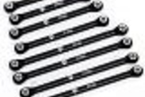 Powerhobby PHBTRX589Black  Powerhobby Aluminum Suspension link Set Traxxas TRX-4M Black TRX4m