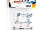 Powerhobby PHBTRX589Silver  Powerhobby Aluminum Suspension link Set Traxxas TRX-4M Silver TRX4m
