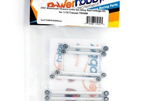 Powerhobby PHBTRX589Silver  Powerhobby Aluminum Suspension link Set Traxxas TRX-4M Silver TRX4m