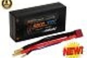 Powerhobby PHB2S5600100DNS2S 7.4C 5600MAH 100C HV Shorty Lipo w/ 4mm Bullet Connectors