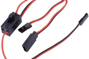 Powerhobby PHB5004  Powerhobby RC 3 Way Switch Receiver Battery On/Off w JR & Futaba Lead
