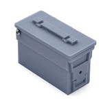 Exclusive RC ERC10-9005-FGY  Military Ammo Box w/Opening Lid (Grey)