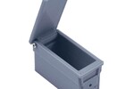 Exclusive RC ERC10-9005-FGY  Military Ammo Box w/Opening Lid (Grey)