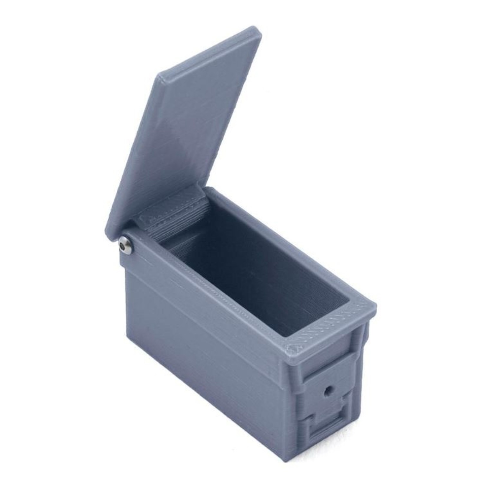 Exclusive RC ERC10-9005-FGY  Military Ammo Box w/Opening Lid (Grey)