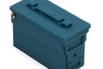 Exclusive RC ERC10-9005-FGR  Military Ammo Box w/Opening Lid (Green)