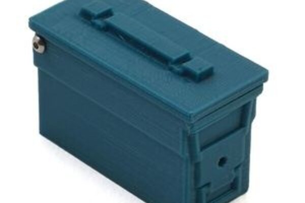 Exclusive RC ERC10-9005-FGR  Military Ammo Box w/Opening Lid (Green)