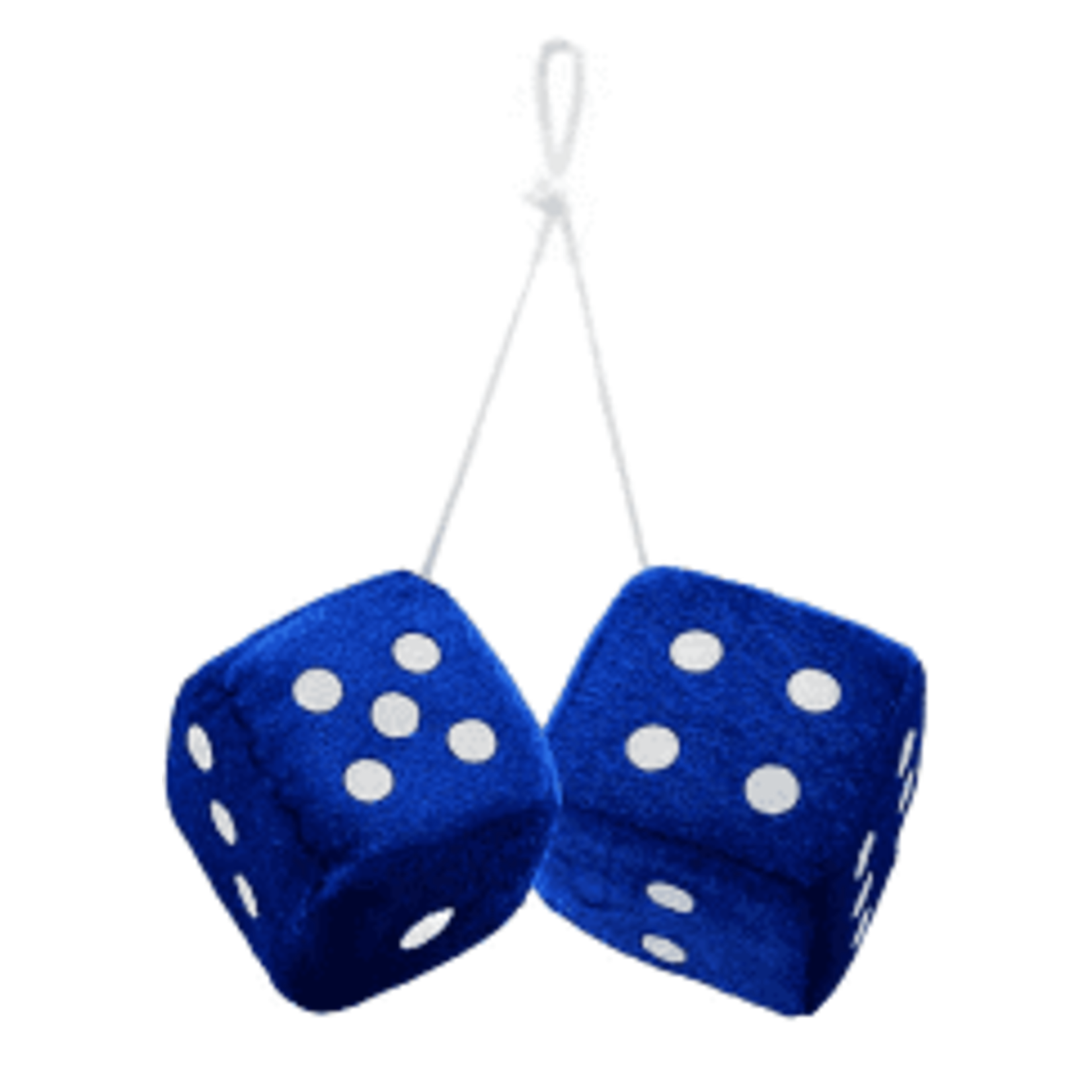 Exclusive RC ERC10-3077-DB   Hanging Dice (Deep Blue)