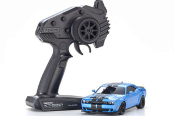 Kyosho KYO32621BL  MINI-Z AWD MA-020 Readyset Dodge Challenger SRT Hellcat Redeye, B5 Blue