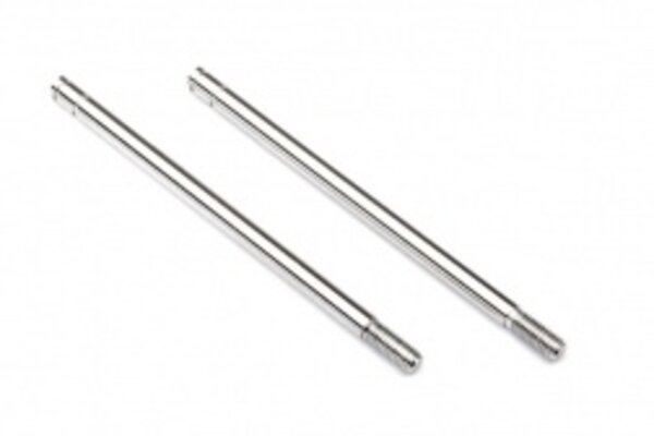 Traxxas 2656 Shock shafts, steel, chrome finish (xx-long) (2)