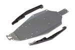 LOSI LOS211019 Chassis & Mud Guards: Mini-T 2.0