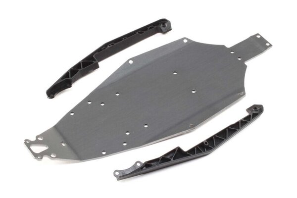 LOSI LOS211019 Chassis & Mud Guards: Mini-T 2.0