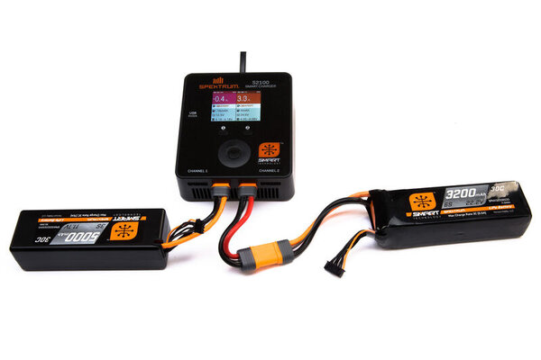 SPEKTRUM SPMX22004S30  2200mAh 4S 14.8V Smart LiPo 30C; IC3