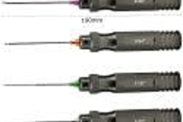 Powerhobby PHT009  Pro Series Magnetized Hex Tool Set Standard 0.05", 1/16",
