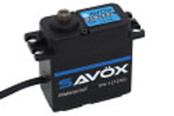 SAVOX SAVSW1212SG-BE   SW-1212SG Waterproof, High Torque, High Voltage Coreless Digital Servo