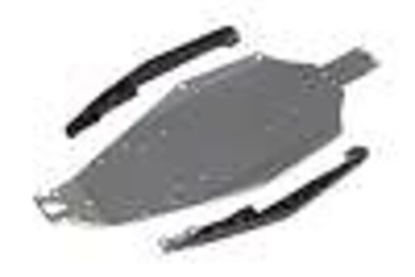 LOSI LOS211019 Chassis & Mud Guards: Mini-T 2.0