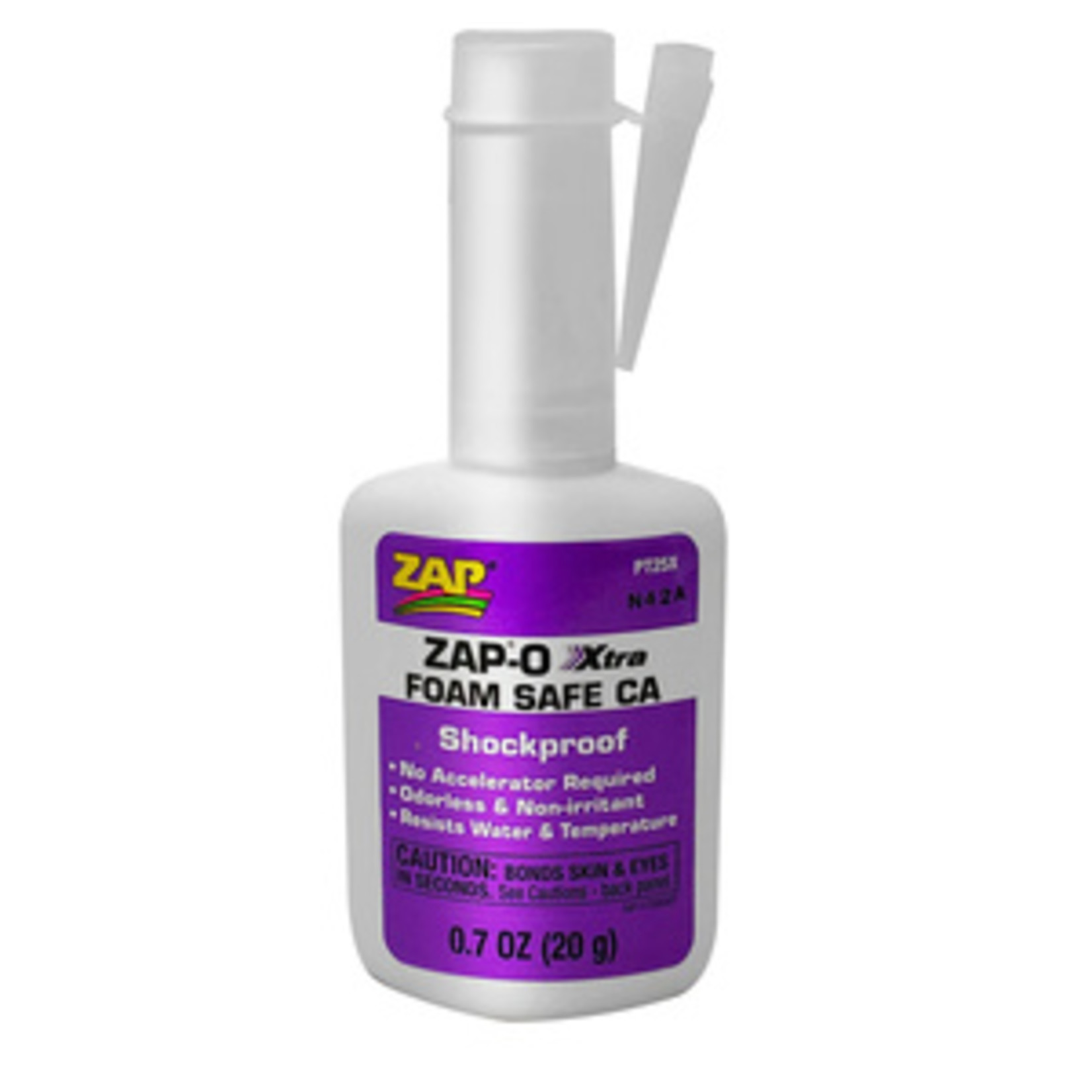 ZAP Glue PAAPT-25X  ZAP-O Xtra Foam Safe CA 20-gram Bottle