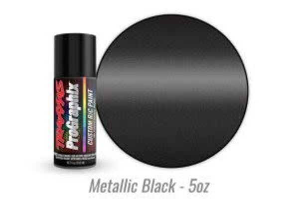 Traxxas 5075 Body paint, ProGraphix™, metallic black (5oz)